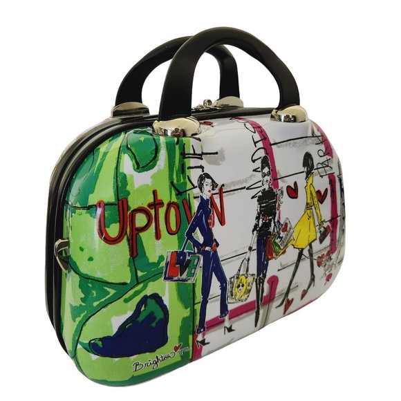 Brighton Handbags - Brighton Fashionista Jetsetter Uptown Hardcase Carry Cosmetic Bag